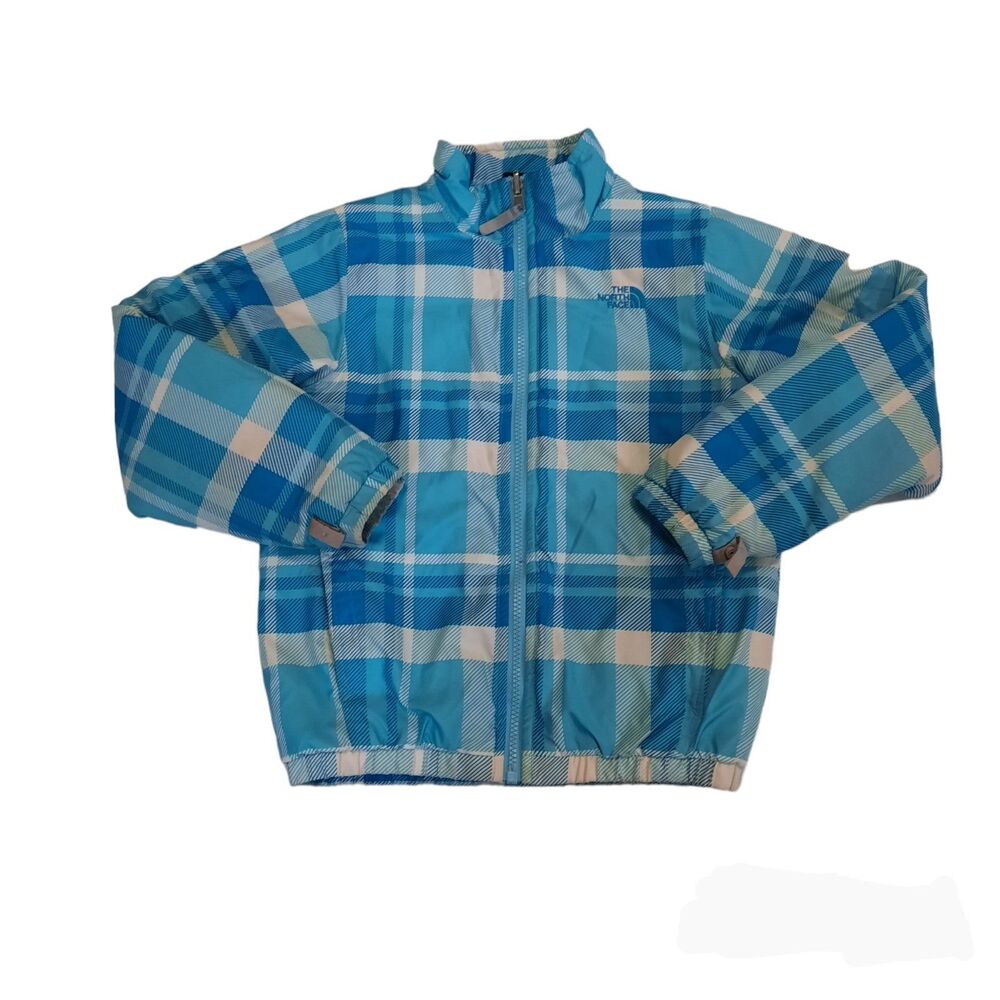 The North Face Girls Plaid Puffer Jacket 7/8